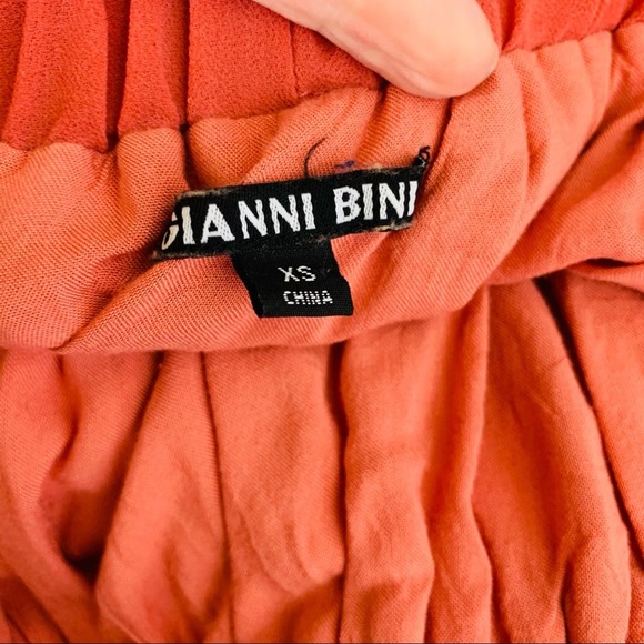 Gianni Bini Off the Shoulder Jumpsuit XS Coral 2849 - Picture 5 of 6